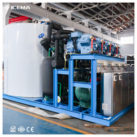 ICEMA Factory – Machine de fabrication de flocons de glace, 20 tonnes par jour, pour la pêche aux fruits de mer frais