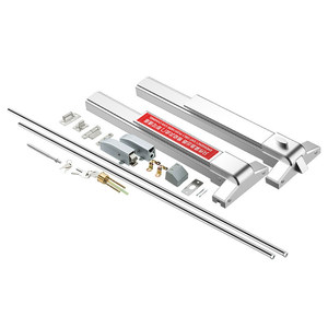 Serrure de porte coupe-feu à tige poussoir en acier inoxydable avec clé pour sorties de secours - Product Image 4
