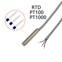 Capteurs de température Pt1000 RTD Pt100 sur mesure à prix d'usine, sondes, tiges de capteur de température Pt100