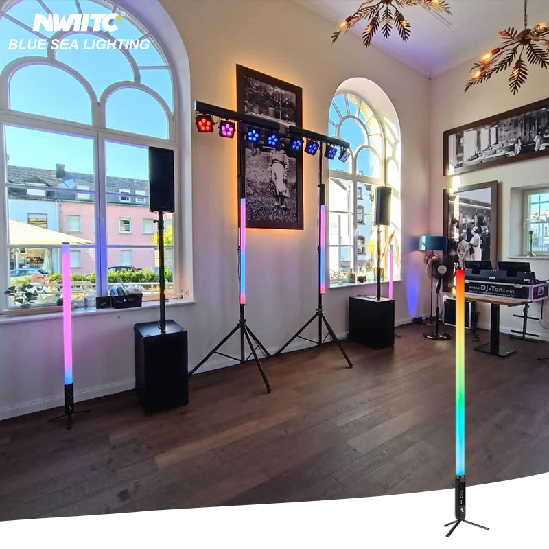 5in1 Pixel LED Matrix Light Bar 360 Degree RGBWA Battery Powered IP65 DMX512 Controlled for DJ Warehouse Stage Lighting Source