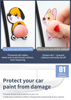 Strip Anti-Tabrakan Mobil Motif Kartun Lucu, Melindungi Pintu, Kaca Spion & Bumper Dari Goresan