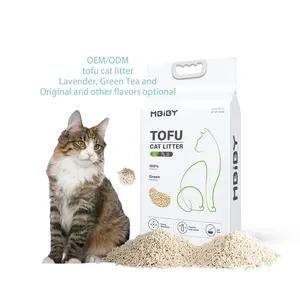 OEM/ODM Factory Cat Litter Organic Clumping Mineral Litter to Buy Premium Fragrant Ball TOFU Sale Natural Customization 5 Tons