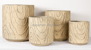 Pot à fleurs vintage en fibrociment, idéal pour l'intérieur et l'extérieur, avec trous de drainage - Vente flash - Product Image 6