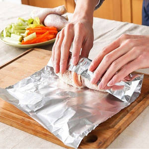 Preço por atacado Metal <span class=keywords><strong>Foil</strong></span> Papel Folha De Alumínio Para Alimentos 300 Metros - Product Image 3