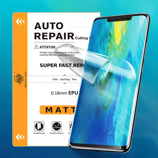 180*120mm HD EPU Phone Screen Protectors Wholesale Hydrogel Matte Privacy Film Sheet Screen Protector Film for Mobile