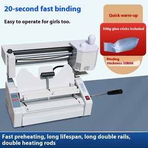 Máy đóng sách keo nóng không dây để bàn thủ công 30+ Máy đóng sách tài liệu để bàn văn phòng Máy đóng sách keo - Product Image 3