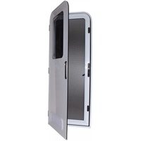 Portes d'entrée de caravane pour Rv, en alliage d'aluminium, porte européenne avec écran de vol, remorque de camping-car