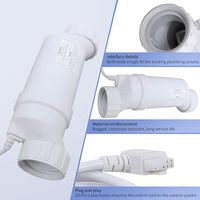 Système de chloration pour piscine à eau salée T-Cell-3 en plastique pour piscines de 15 000 gallons, écologique, compatible avec Hayward W3T-Cell-3 Aqua Trol