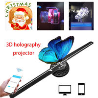 Vente flash : Ventilateur holographique 3D 42 cm avec LED intégrées, Wi-Fi, projecteur multi-usages