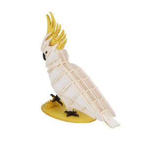 Rompecabezas 3D de Papel Educativo Personalizado CUPUZ, Diseño de Cacatúa, Tamaño Mediano, Juguete para Niños y Adultos, Decoración de Escritorio, Regalo, OEM, ODM - Product Image 4