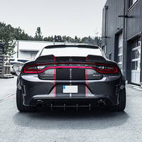 2015-2024 Dodge Charger SRT SCAT Style bec de canard aileron de toit de fenêtre arrière aileron avant à pont unique