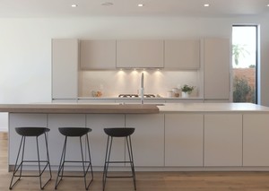 Gran contemporáneo <span class=keywords><strong>en</strong></span> forma de L Plan de PVC gabinetes de cocina de laca - Product Image 2