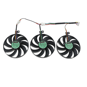 พัดลมระบายความร้อนการ์ดจอ T129215SU 7 พิน สำหรับ ASUS ROG STRIX-<span class=keywords><strong>GeForce</strong></span> RTX 2060 2070 Super 2080 2080 Ti หรือ RX <span class=keywords><strong>5600</strong></span> <span class=keywords><strong>XT</strong></span> RX 5700XT - Product Image 2
