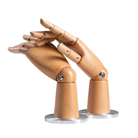 Maniquíes de Joyería de Madera Maciza de Alta Calidad, Estilo Europeo Original, Pose de Pie, Base de Acero Inoxidable