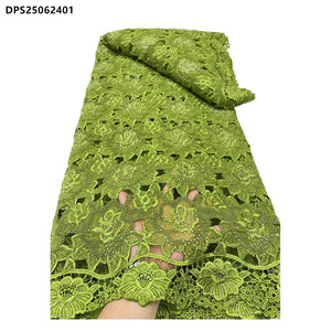 Latest African <strong>Soft</strong> Luxury Guipure <strong>Lace</strong> <strong>Fabric</strong> Nigerian Flower Pattern Guipure Cord <strong>Lace</strong> <strong>Fabric</strong> - Product Image 3