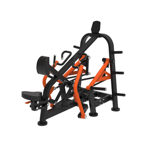Máquina de remo con carga de placas, equipo de fitness comercial para gimnasio, entrenador de espalda y dorsales - Product Image 2