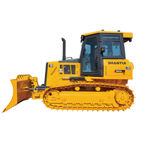 Bulldozers à chenilles, haute précision de fonctionnement, transmission hydrostatique, poids lourd, bulldozers Shantui, bulldozers Dh13, prix