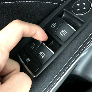 Convient pour Mercedes-Benz Classe A, Classe B, GLA, CLA, Classe C ancienne, Classe E, GLK, bouton de lève-vitre, modification décorative avec paillettes - Product Image 5