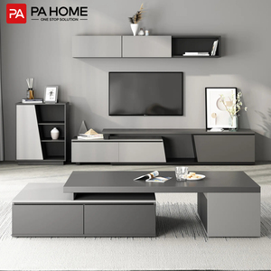 <span class=keywords><strong>Meuble</strong></span> <span class=keywords><strong>TV</strong></span> moderne de luxe en marbre avec <span class=keywords><strong>meuble</strong></span> de rangement et <span class=keywords><strong>ensemble</strong></span> table basse - Product Image 1