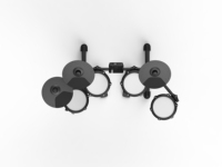 Professional Electronic Drum Set with Mesh Heads Ideal for Home & Studio