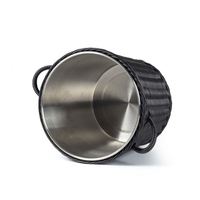 Seau à glace en acier inoxydable personnalisable, directement de l'usine, avec LED, pour vin et bière, avec logo couleur personnalisé, promotion minimaliste