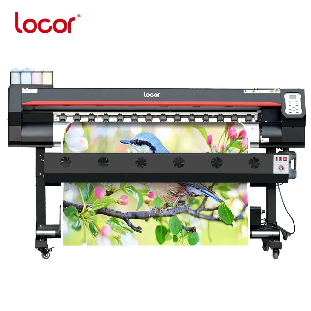 Locor digital inkjet printer price 4720 head large format sublimation plotter printing machine for vinyl eco solvent printer