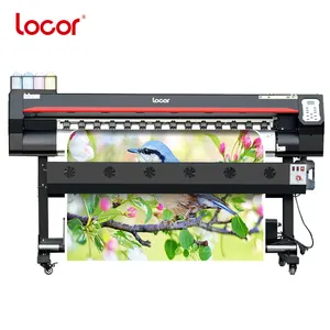 Locor-impresora de inyección de tinta digital, máquina de impresión de gran formato de 4720 cabezales, impresora solvente ecológica de vinilo