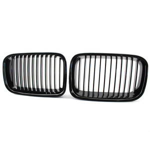 Parrilla Delantera Negra de Plástico ABS para BMW E36, Serie 3 1992-1996, Mejora de Parachoques, Instalación Retrofit - Product Image 1