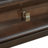 Table d'appoint carrée en bois massif de style néo-classique français moderne, décoration de luxe pour salon, console, table d'appoint de canapé