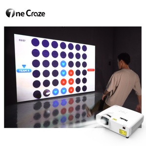 AR Pickleball, Área de Juego Virtual Multijugador, Juegos Interactivos de Golpear la Pared, Más de 20 Modos de Juego, Proyector Interior de 5300 Lúmenes - Product Image 1