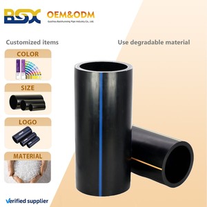 2025 OEM PE ống các nhà sản xuất polyethylene tùy chỉnh kích thước Dày màu đen giá bao bì Ống cuộn mưa ống nước ống nhựa - Product Image 1