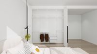 Kit d'organisation mural modulaire robuste pour placard, étagère métallique personnalisable pour dressing
