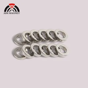 Neodymium-Ringmagnet stark magnetisch N35 - N52 Ring Permanenter Magnet , direkte Herstellung aus China