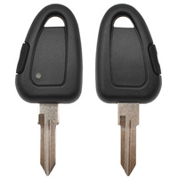 Carcasa de Llave con Botón Lateral GT10, Funda Protectora para Llave de Vehículo, Llave de Coche en Blanco