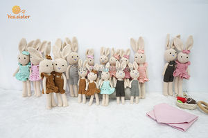 Giocattolo Coniglietta <span class=keywords><strong>Ballerina</strong></span> all'Uncinetto in Cotone Lavorato a Maglia, Bambola Coniglio <span class=keywords><strong>Bianca</strong></span> Carina Fatta a Mano con Tutù, Amigurumi per Bambini - Product Image 6