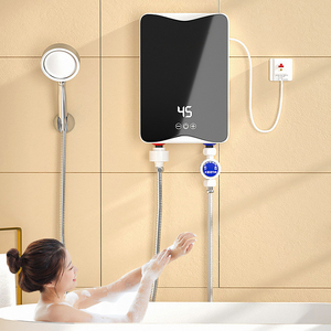 <span class=keywords><strong>Calentador</strong></span> de Agua Eléctrico Instantáneo, 3500W, Control Táctil, Pantalla LED, Calentamiento Rápido, para Baño y Hotel - Product Image 1