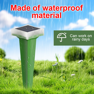 Ультразвуковой отпугиватель грызунов на солнечной энергии из АБС-пластика, портативный, водонепроницаемый, экологичный, от змей, кротов и грызунов - Product Image 4