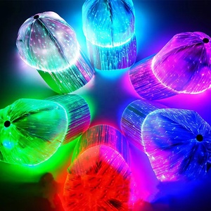 Trung Quốc chất lượng cao Nhà cung cấp Hip hop snapback khuyến mãi thể thao Mens đèn cậu bé thời trang <span class=keywords><strong>LED</strong></span> Light Up Top ponytail mũ và mũ - Product Image 6