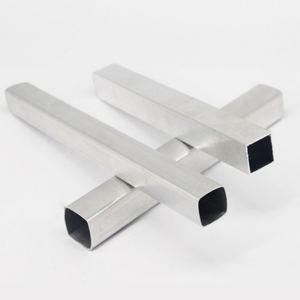 6061 6063 <span class=keywords><strong>Tube</strong></span> rectangulaire <span class=keywords><strong>carré</strong></span> creux en aluminium extrudé avec trous - Product Image 2