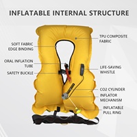 Gilet de sauvetage gonflable manuel gilet de sauvetage anneau de sauvetage gonflable ceinture sac de taille pour adultes