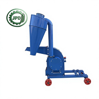 Molino de Martillos Multifuncional de Aluminio, Trituradora de Alimentos para Granja, Maíz, Soja, Paja, Hierba, Granos, Procesamiento de Cría, Alta Eficiencia