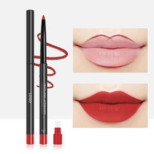 MLM Beauty Products Custom Logo Vegan Creamy <b>Lip</b> <b>Liner</b> Satin Private Label with Sharpener Design Longlasting Waterproof Lipliner - Product Image 1
