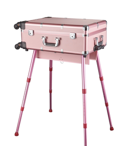 Belleza profesional 24 pulgadas llevar bombilla de viaje <span class=keywords><strong>maquillaje</strong></span> cajas rodantes estuche cosmético con 6 luces de bombilla - Product Image 1