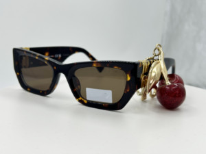 Gafas de Sol de Diseñador Lentes UV400 Antirradiación Variedad de Colores Beige Naranja Azul Claro Dorado Transparente Blanco Claro Rectangulares Y2K - Product Image 2