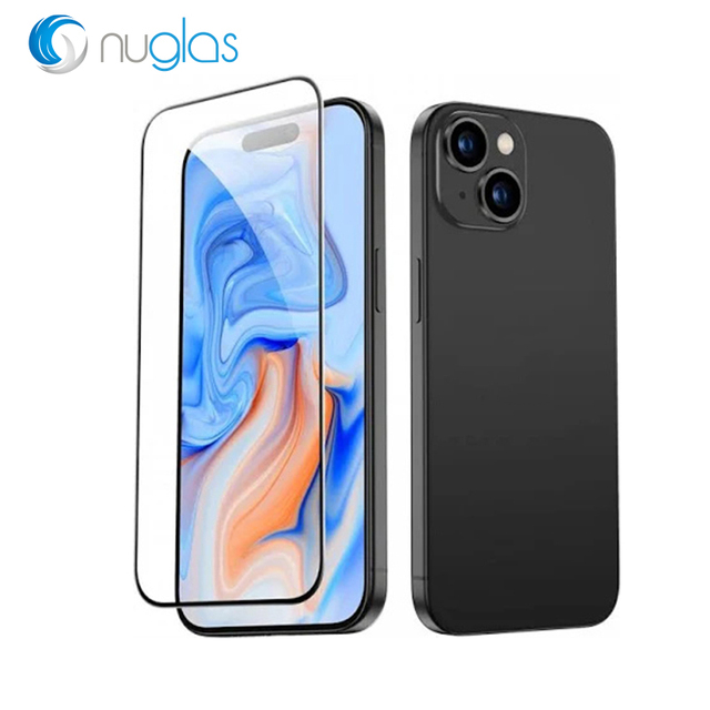 Nuglas Japanese Material 9h 033mm 2.5d clear Bubble Free Anti Scratch Broken Tempered Glass Screen Protector for iPhone