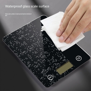 Báscula Digital de Cocina Económica en Oferta, Báscula Electrónica para Pesar Alimentos en Cantidades Pequeñas, Pantalla Táctil Negra Inteligente - Product Image 3