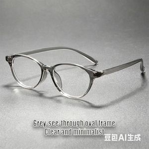 Monture de lunettes tendance œil-de-chat TR90 – Lunettes de vue anti-lumière bleue élégantes et modernes, style coréen, monture fine et avancée - Product Image 3