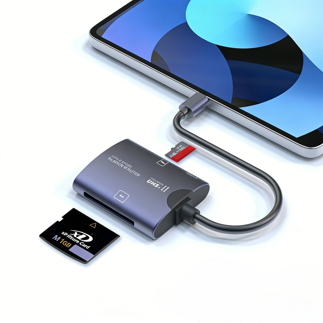TF XD Memory OTG Card Reader 2-in-1 USB Type-C to TF XD Card Adapter, XD Camera Card Phone/Computer/notebook Read and Write