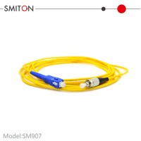 Kabel Modem Internet Fiber Optik 15mts Konektor SC-FC G652D Single-Mode Fiber untuk Patch Fiber Optik