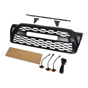 Kit carrosserie pour Toyota Tacoma 2005-2011, calandre de pare-chocs, grilles de course, garniture décorative, calandre avant, pièce extérieure - Product Image 4